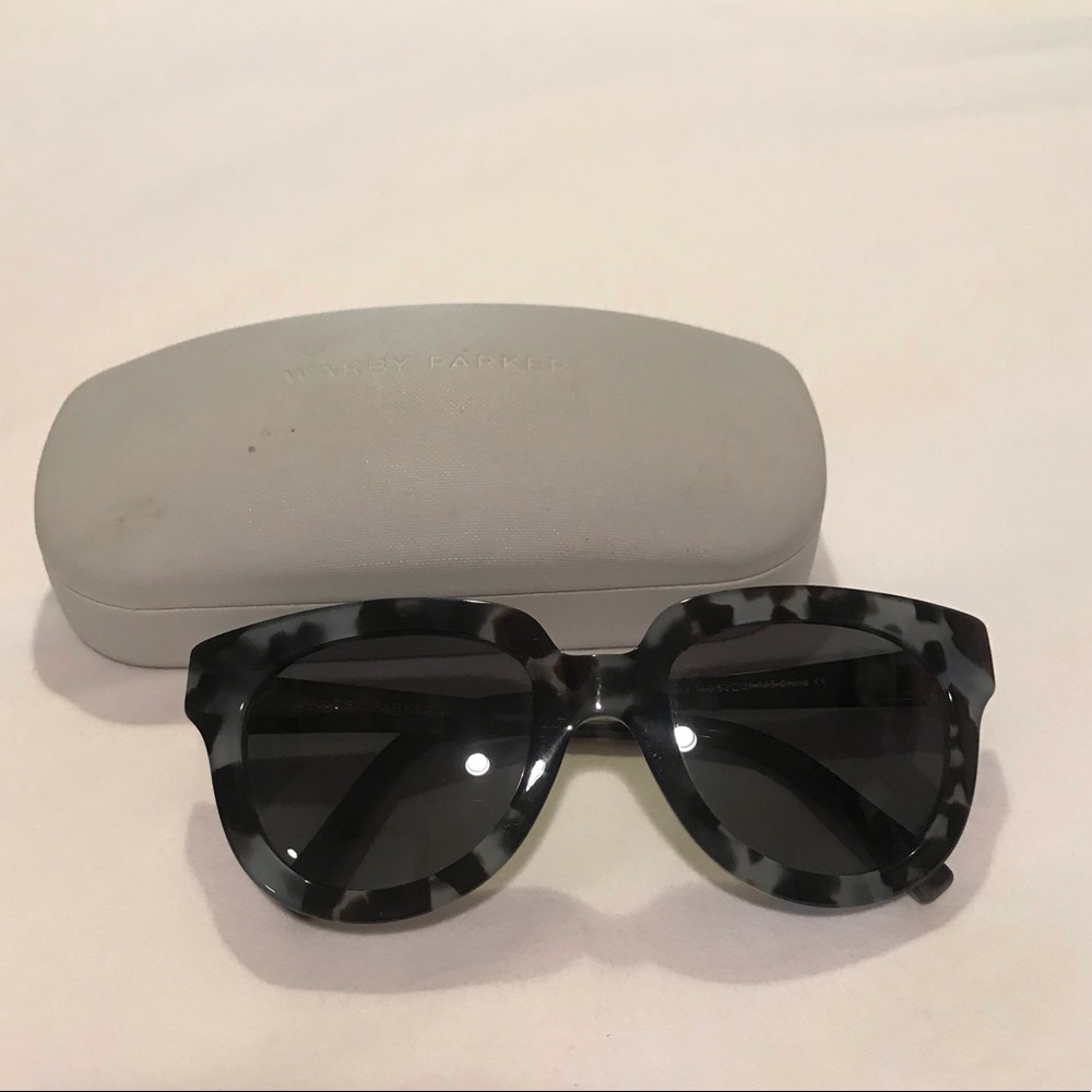 Women’s Blue Tortoise Warby Parker Sunglasses